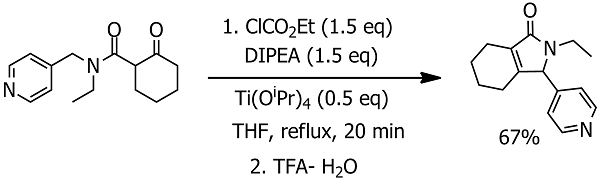 Benzylic cyclizations of substituted pyridines